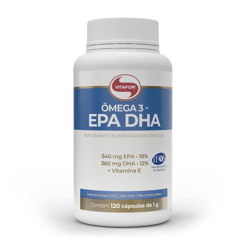 Omega 3 EPA DHA 120 cápsulas Vitafor