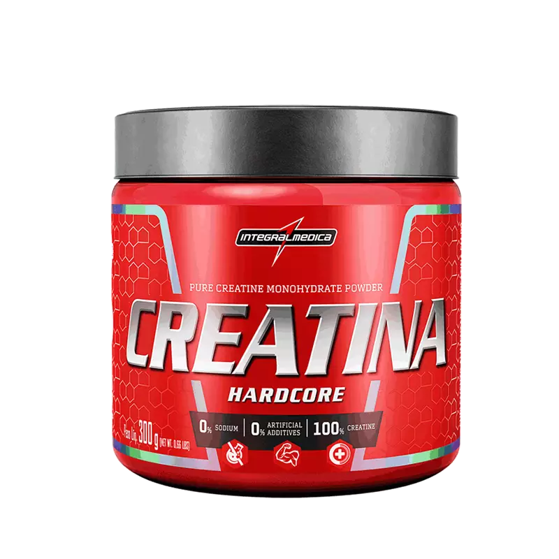 Creatina Hardcore 300g Integral médica 