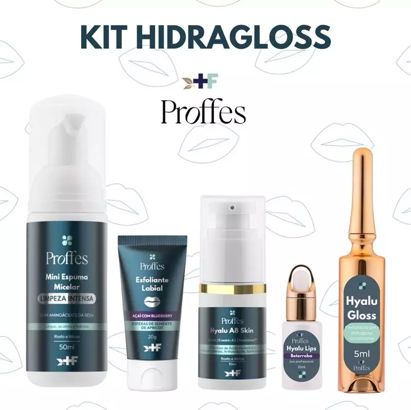 Kit Hidragloss - Uso profissional