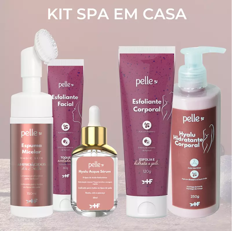 Kit Spa em Casa - Cuidados de Pele para Rosto e Corpo