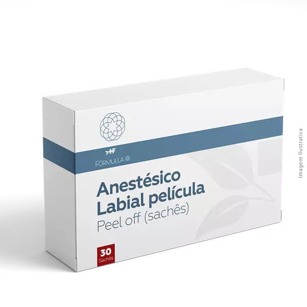 Anestésico Labial película - Peel Off 30 Sachês