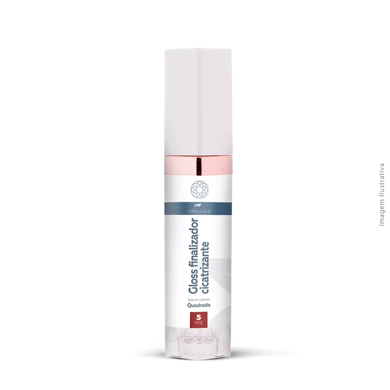 Gloss Finalizador Cicatrizante (Uso em Cabine) Quadrada 5ml