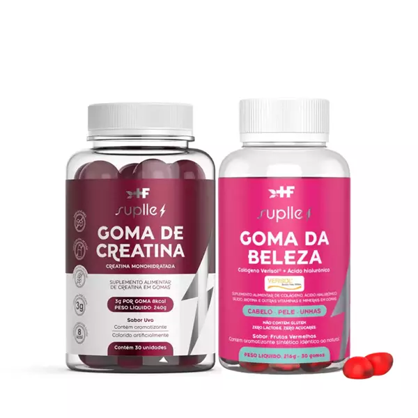 Combo Goma de Creatina e Goma da Beleza
