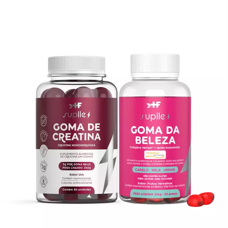 Combo Goma de Creatina e Goma da Beleza