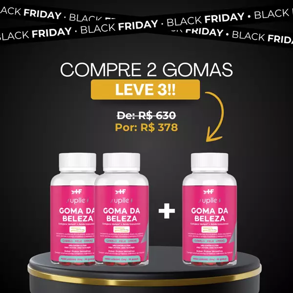 Goma da Beleza - Compre 2 potes e leve 3 