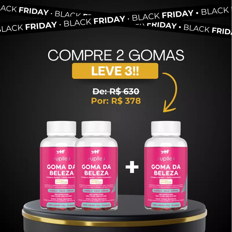 Goma da Beleza - Compre 2 potes e leve 3 