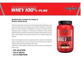 Whey 100% Pure Morango Pote 900g - Integral Medica