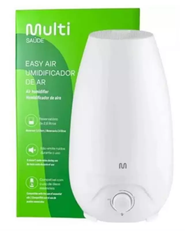 Umidificador de Ar Easy Air Multi Saúde 2.6 Litros