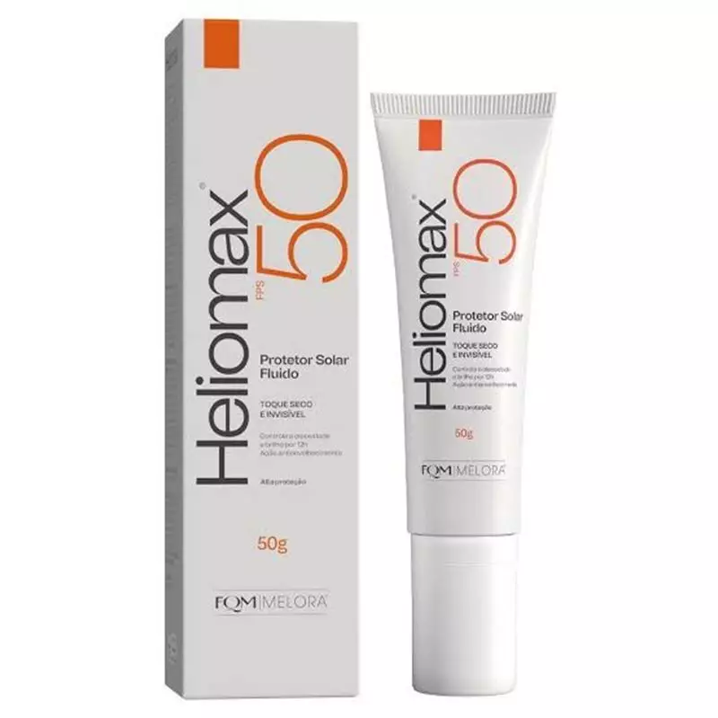Protetor Solar Facial Fluido FPS 50 Heliomax 50g