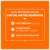 Protetor Solar Facial FPS 30 cor universal Actine 40g 
