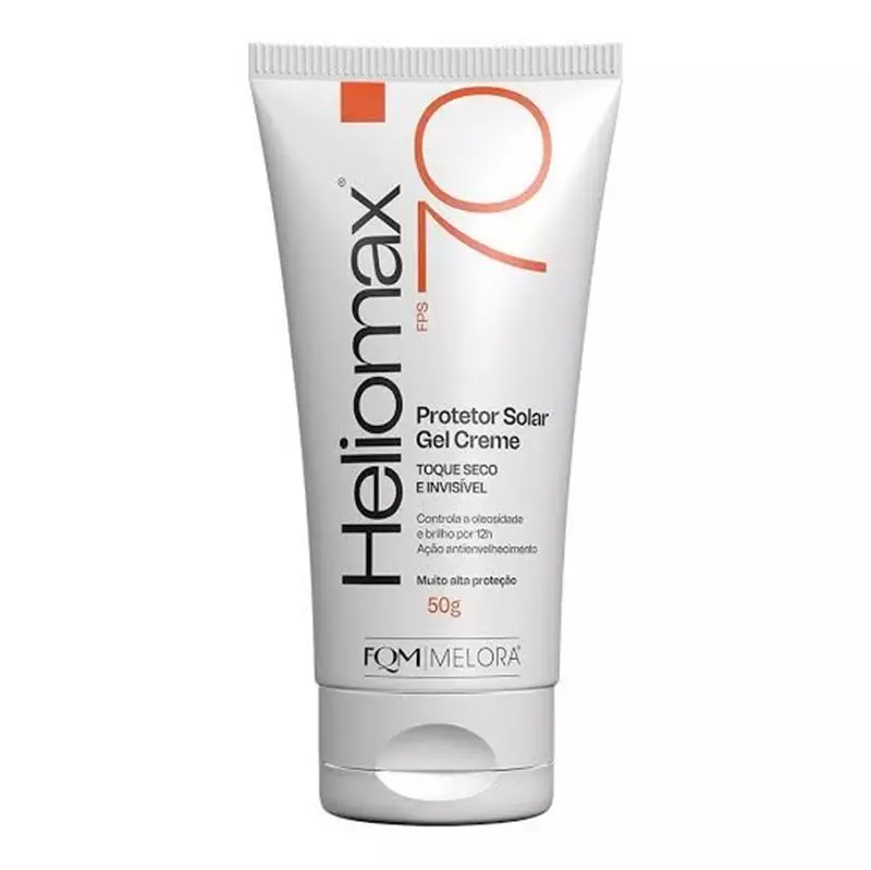 Protetor Solar Facial Gel Creme FPS 70 Heliomax 50g