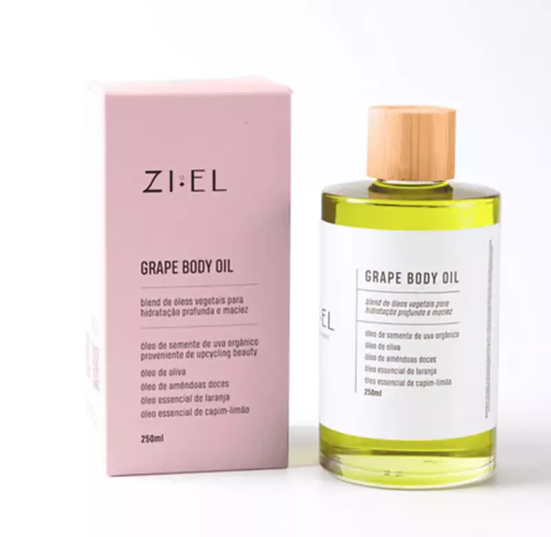 Grape Body Oil - Blend de óleos de hidratação profunda Ziel 250ml