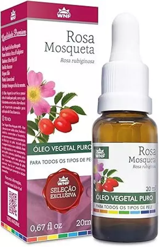 Óleo Vegetal Rosa Mosqueta - 20ml, WNF - 100% Puro