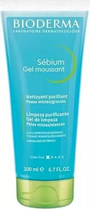 Bioderma Sébium Gel Moussant de Limpeza Pele Mista e Oleosa com  204g