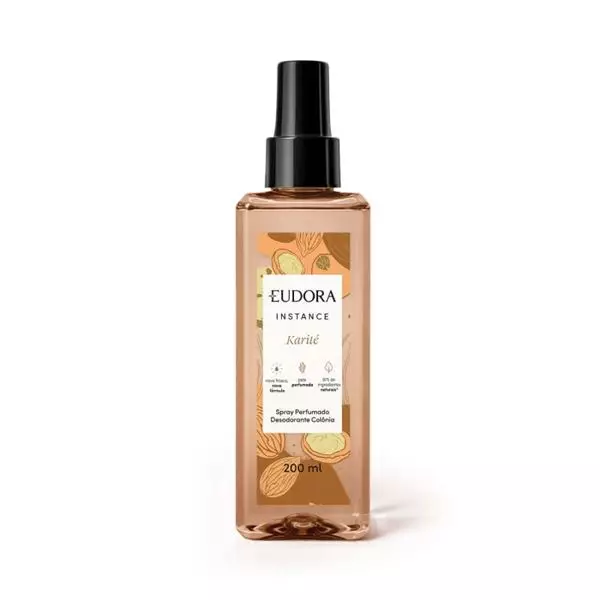 Spray Perfumado Desodorante Colônia Instance Karité Eudora 200ml