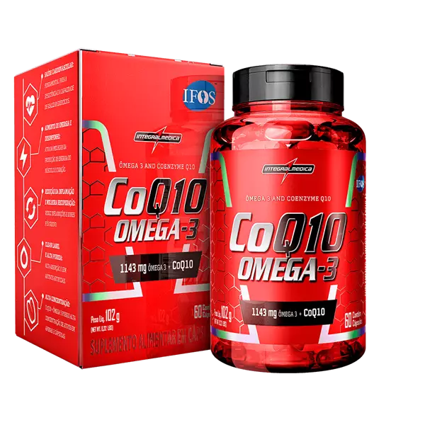 COQ10 Ômega 3 60 capsulas Integral Medica