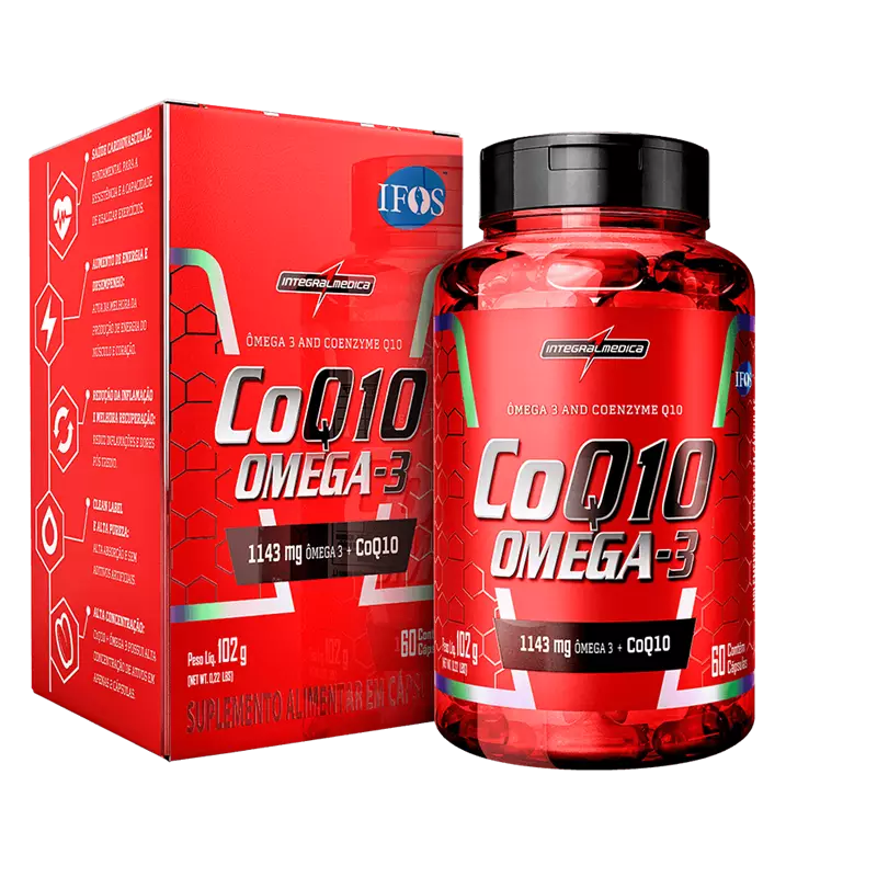COQ10 Ômega 3 60 capsulas Integral Medica