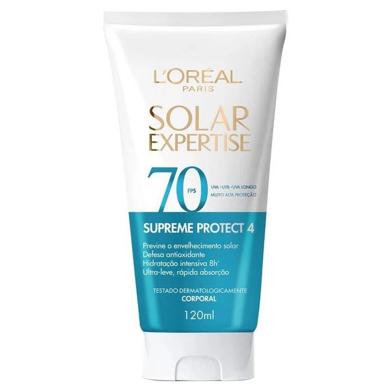 Protetor Solar Corporal L'Oréal Paris Solar Expertise FPS 70 120ml