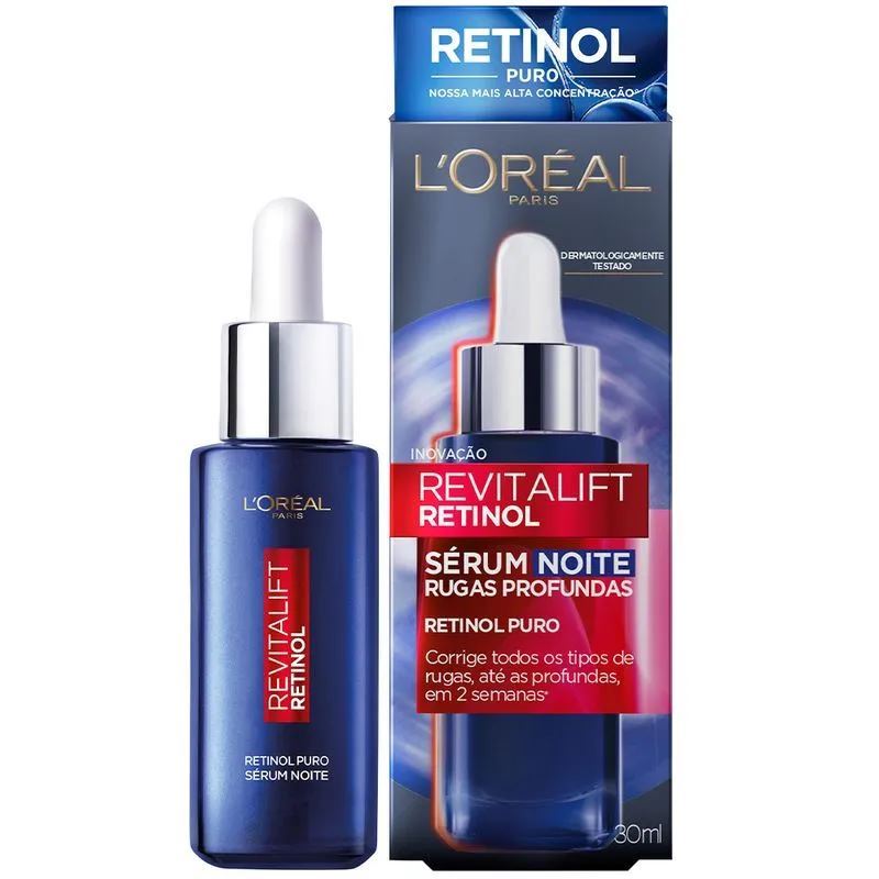 Sérum Antirrugas L'Oréal Paris Revitalift Retinol Noturno 30ml
