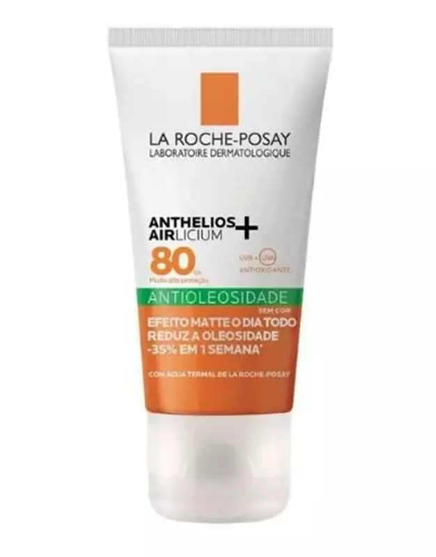 Protetor Solar Facial La Roche-Posay FPS 80 Anthelios Airlicium + Antioleosidade 40g