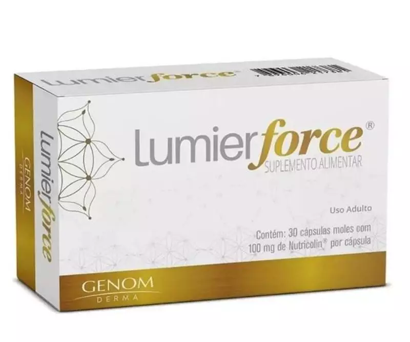 Lumier Force compre 30 Cápsulas e ganhe + 10 dias  Genom