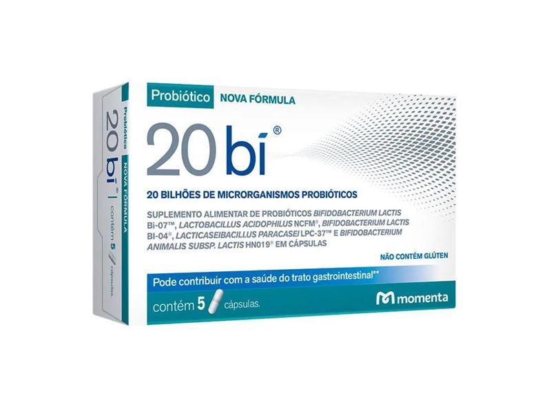 Probiótico 20 Bi com 5 Cápsulas