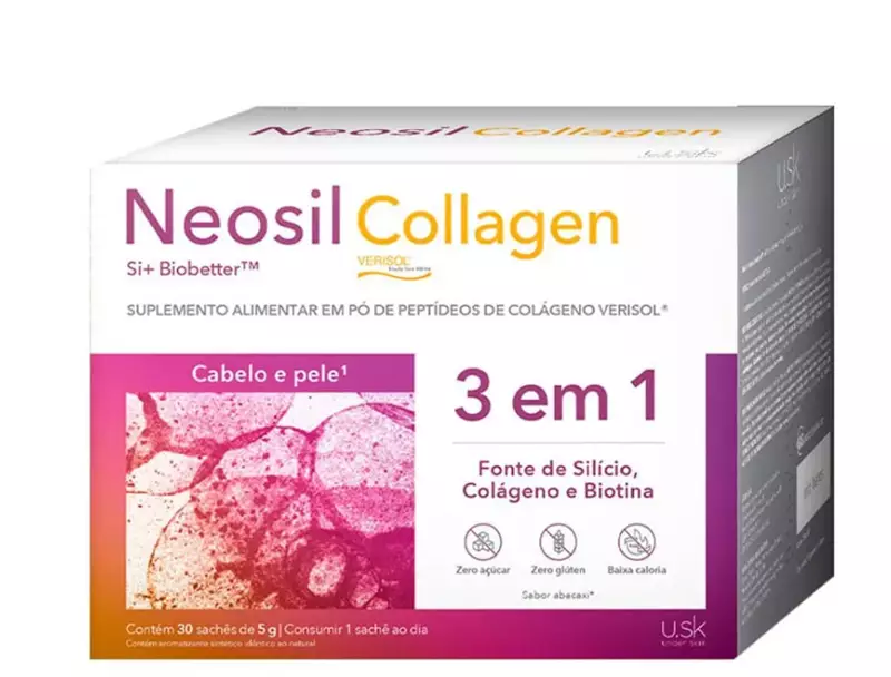 Colágeno Neosil Collagen Abacaxi 30 Sachês