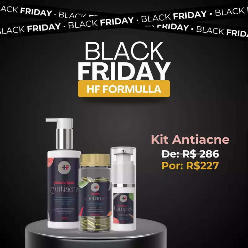 Kit Anti Acne (Sabonete, Capsulas e Gel antiacne)